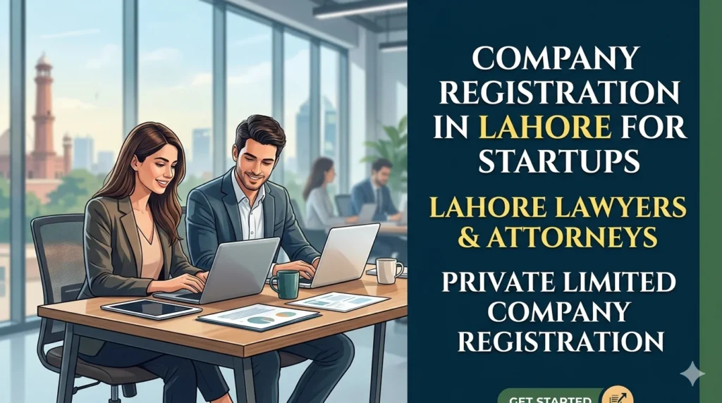 Company registration lawyers in Lahore helping startups with SECP business incorporation